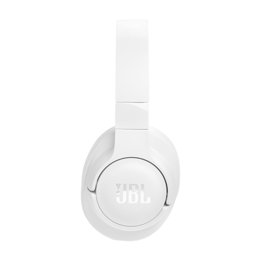 JBL Tune 770NC - White - Adaptive Noise Cancelling Wireless Over-Ear Headphones - Left